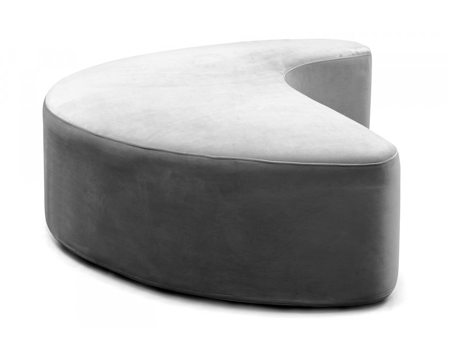 Bellini Carmen Ottoman - Dark Gray, Large