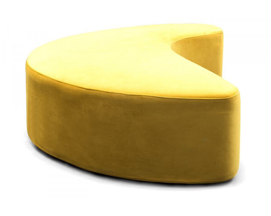 Bellini Carmen Ottoman - Yellow, Large