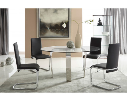 Bellini™ Cirrus Round Dining Table - Silver