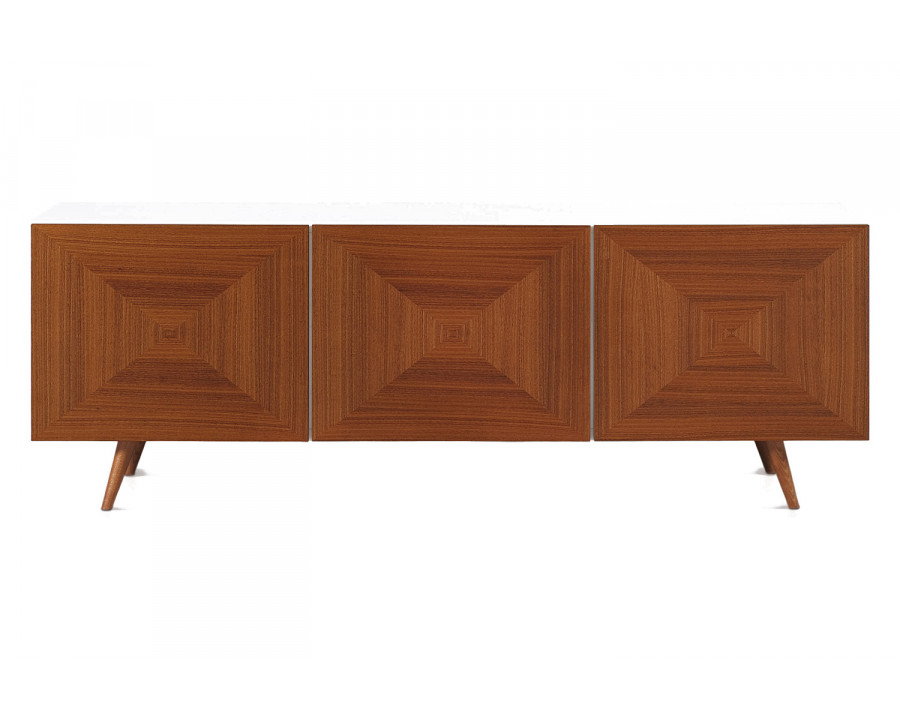 Bellini - City Sideboard in Walnut/White