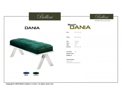 Bellini Dania Bench - Blue