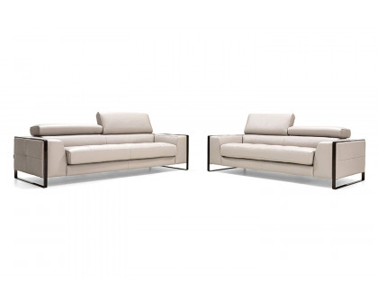 Bellini - Daniela Loveseat in Silverfox