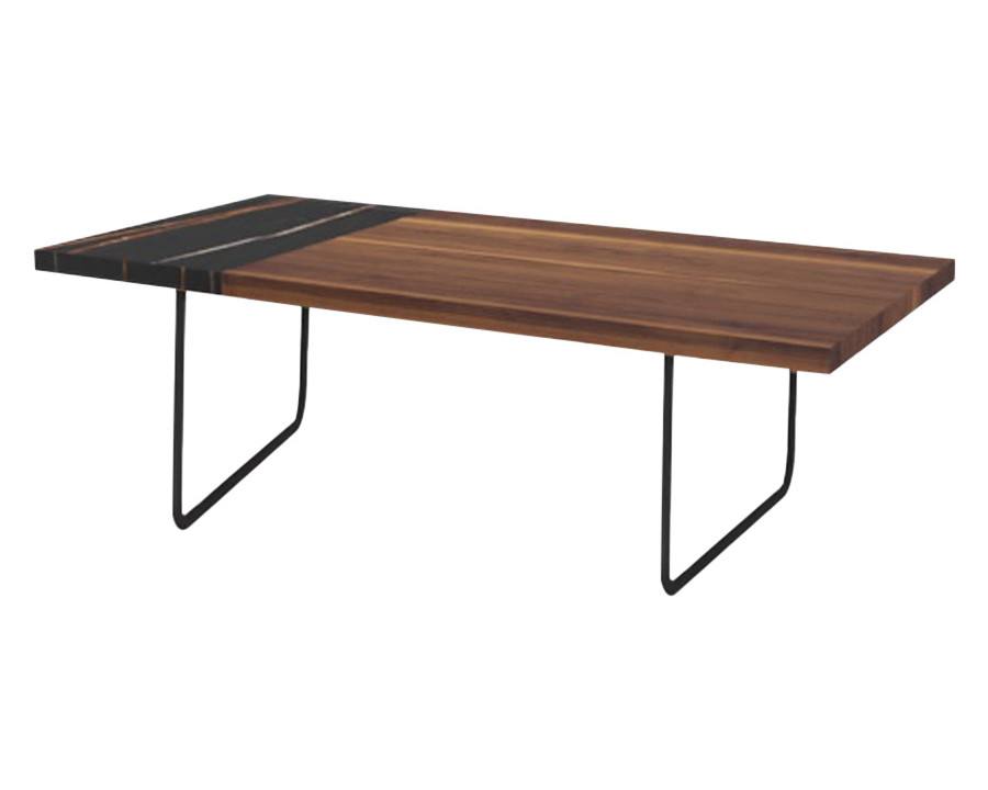 Bellini - Dante Coffee Table with Sahara Noir Accent