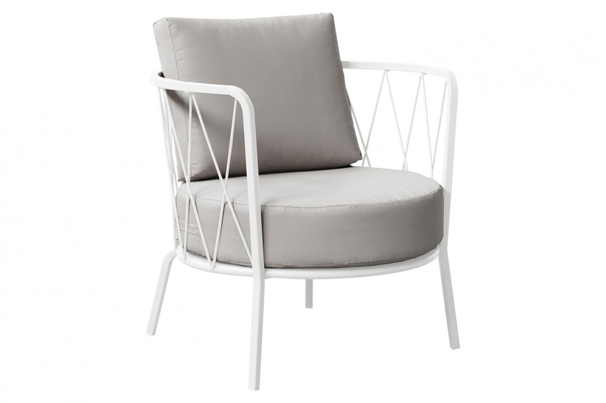 Bellini™ Dasy Accent Chair - White/Gray