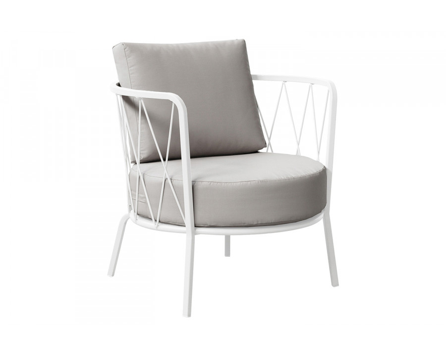 Bellini - Dasy Accent Chair in White/Gray