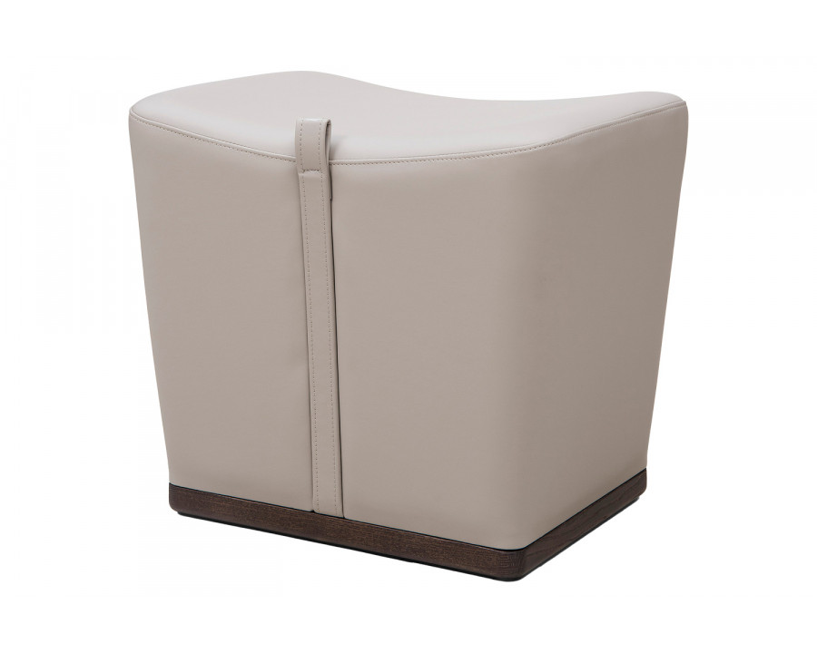 Bellini Electra Ottoman - Light Gray