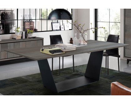 Bellini - Elio Dining Table in Gray Ash