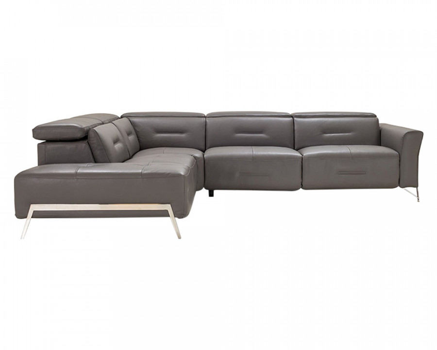 Bellini Enzo Sectional - Dark Gray, Left Hand Facing