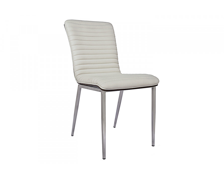 Bellini Fernanada Dining Chair Set of 2 - Pearl White