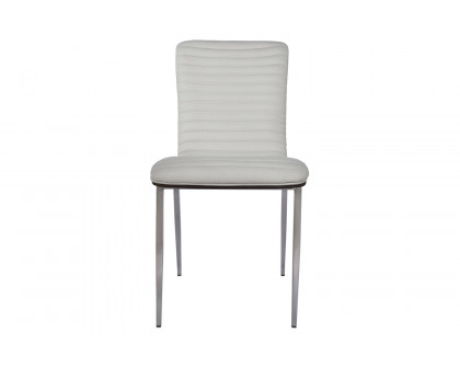 Bellini Fernanada Dining Chair Set of 2 - Pearl White