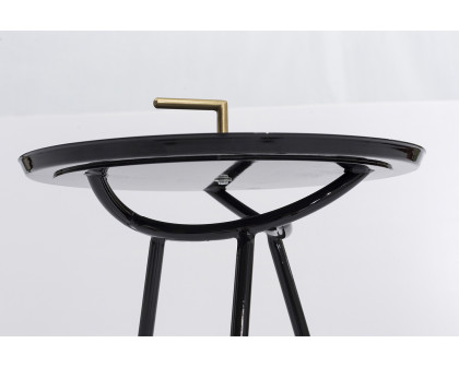 Bellini Flare End Table - Black