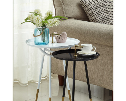 Bellini Flare End Table - Black