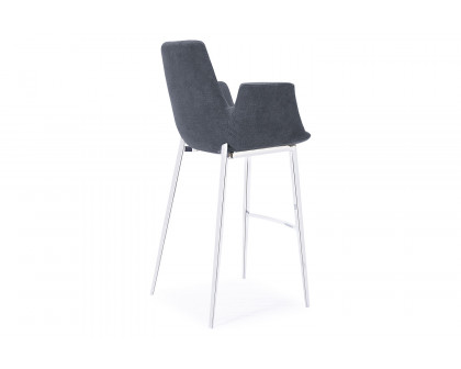 Bellini Gabriella Barstool - Charcoal Gray