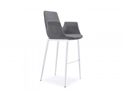 Bellini Gabriella Barstool - Light Gray