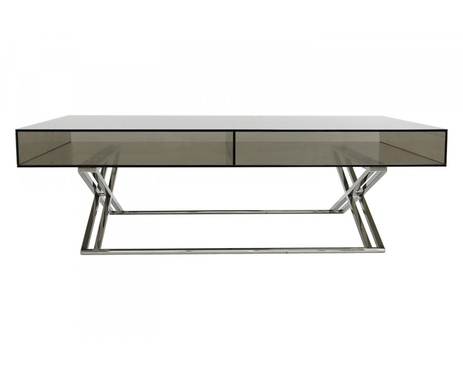 Bellini - Gatsby Coffee Table in Smoked Glass