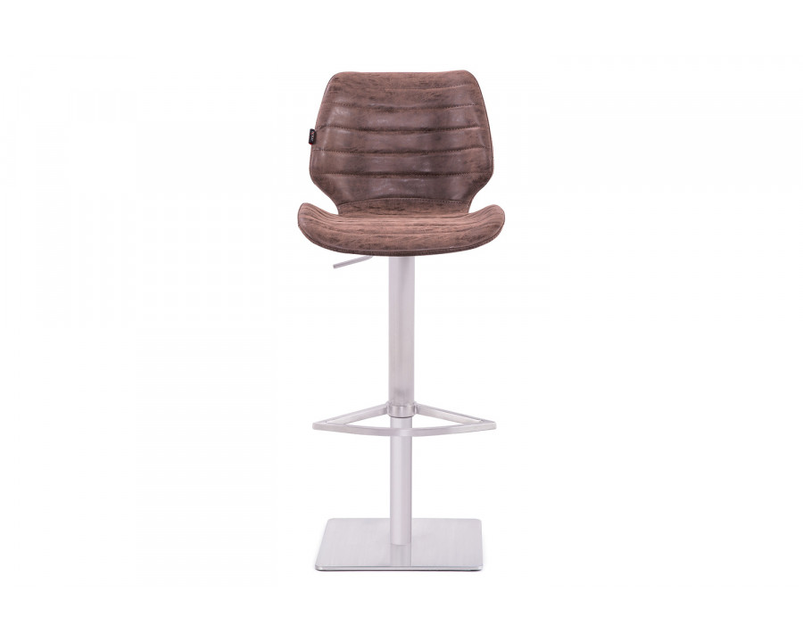 Bellini Gina Gas Lift Barstool - Brown