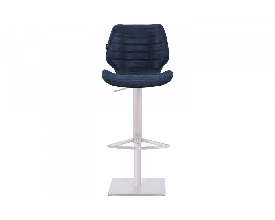 Bellini Gina Gas Lift Barstool - Dark Blue