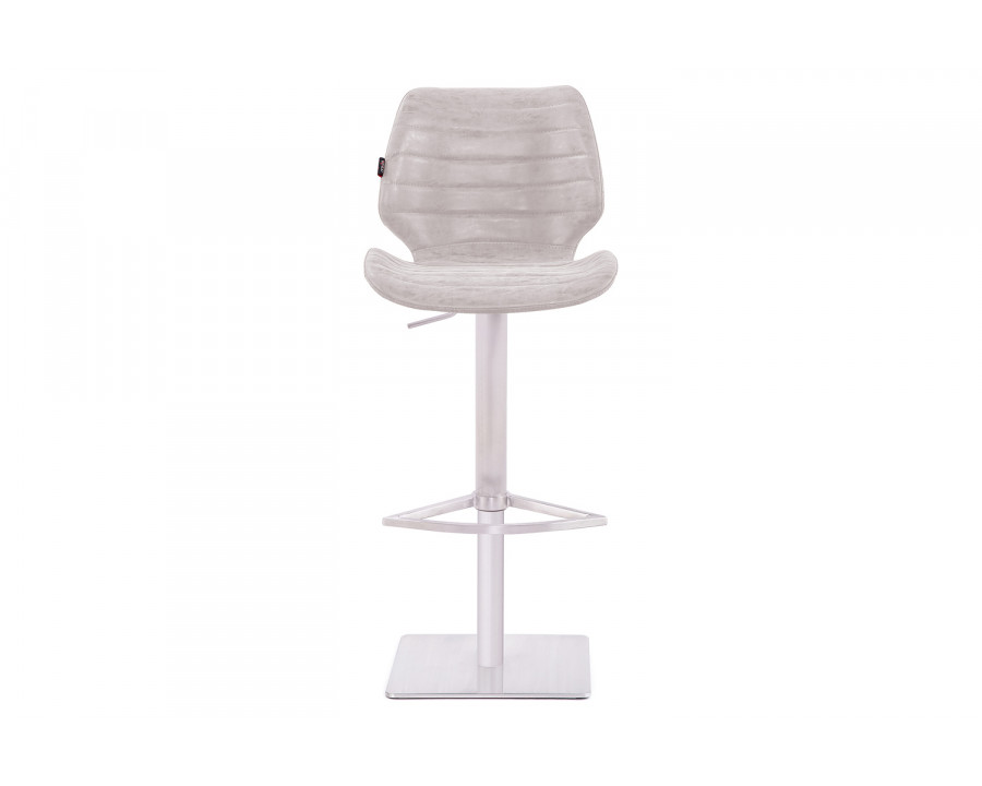 Bellini Gina Gas Lift Barstool - Light Gray