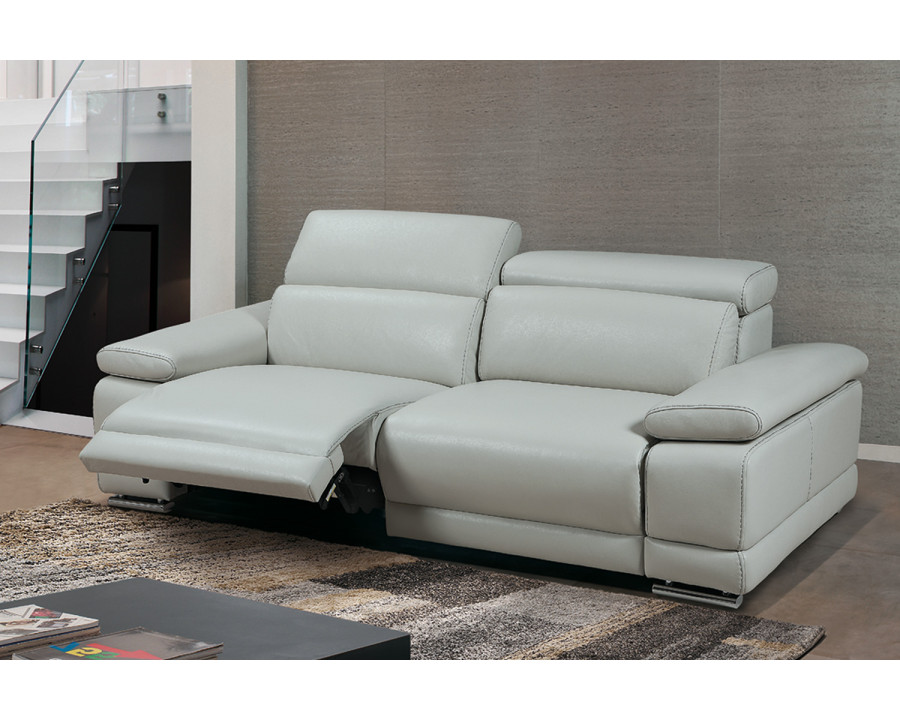 Bellini Grace Power Motion Loveseat - Light Gray