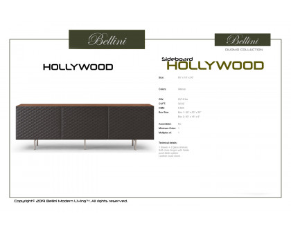 Bellini - Hollywood Sideboard in Walnut