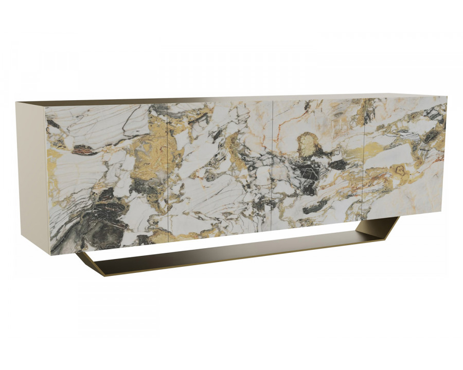 Bellini - Ibiza Sideboard in White/Pearl Champange