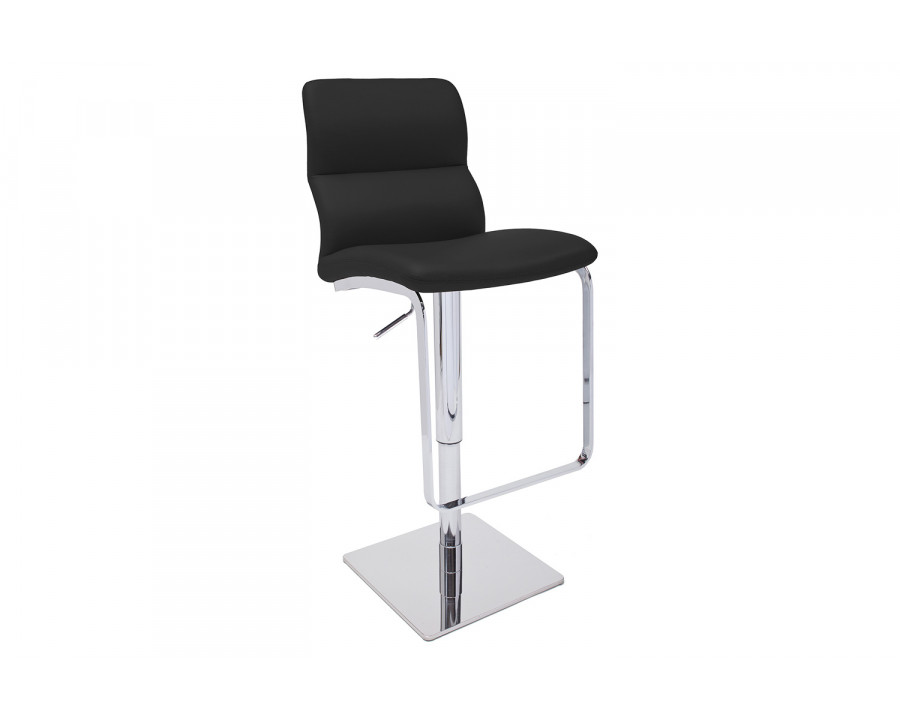 Bellini Intel Swivel Hydraulic Barstool - Black