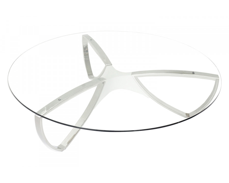 Bellini Jango Coffee Table - White, 44"