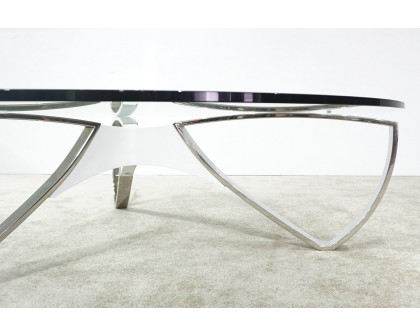 Bellini Jango Coffee Table - White, 44"