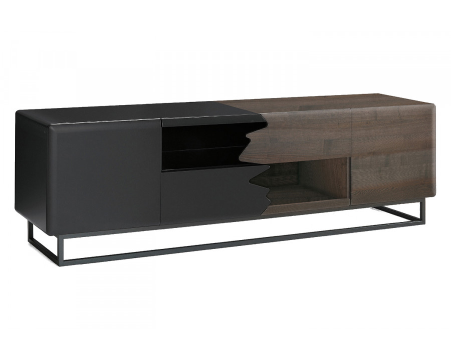 Bellini - Kali TV Stand in Walnut/Anthracite