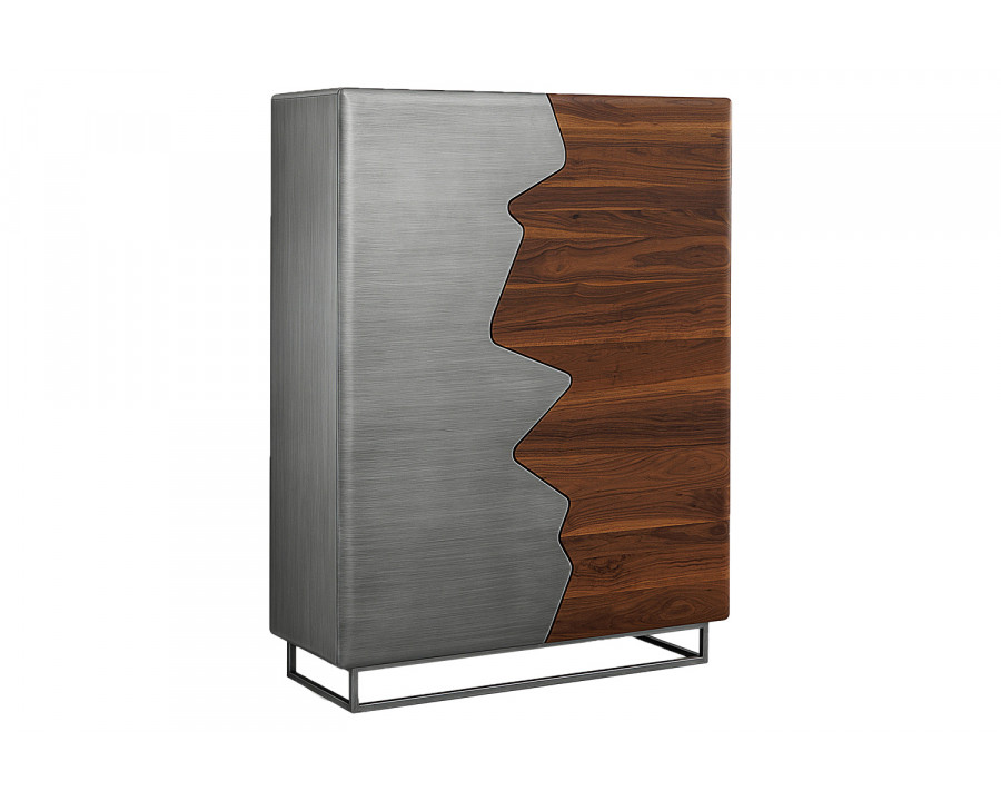 Bellini - Kali Highboard in Walnut/Iron