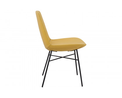 Bellini Kate Dining Chair Set of 2 - Yellow