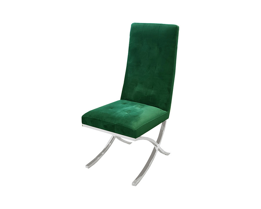 Bellini Lidia Dining Chair Set of 2 - Green