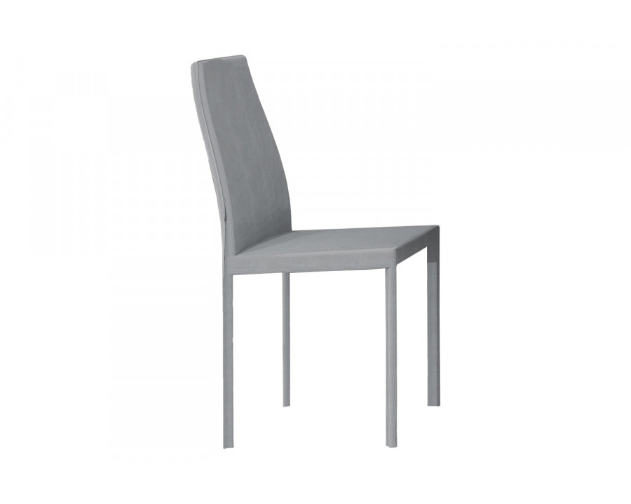 Bellini Luca Dining Chair Set of 2 - Light Gray