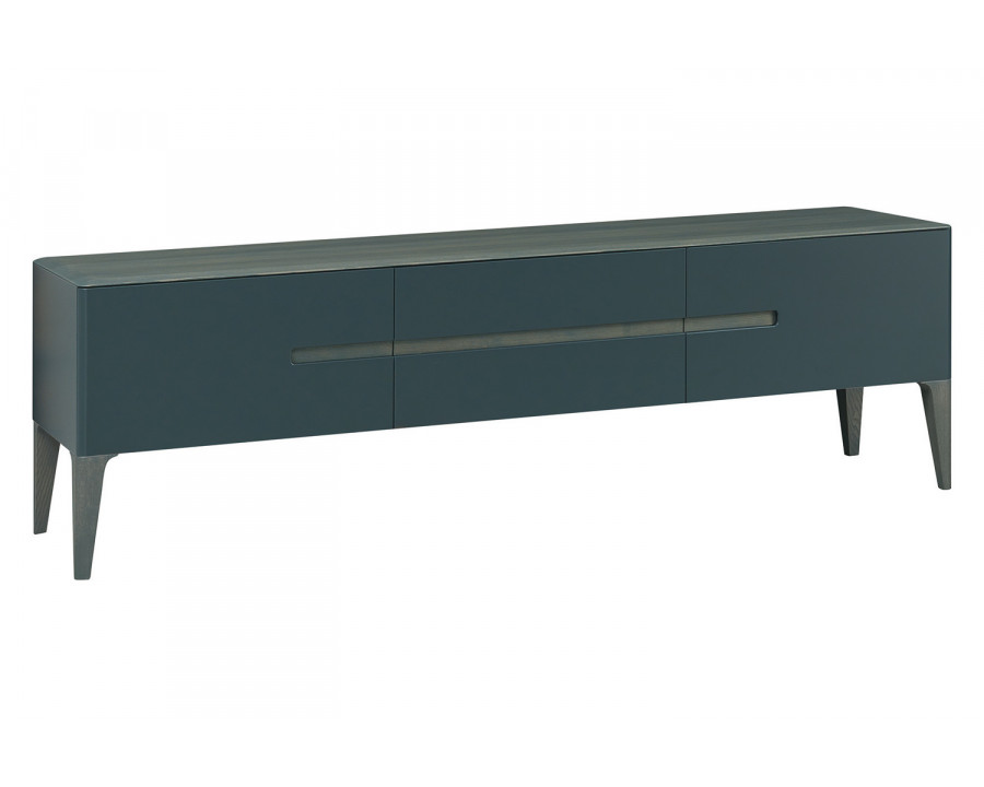 Bellini - Luce TV Stand in Dark Green/Gray