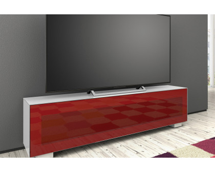 Bellini Magic TV Stand - Red/White