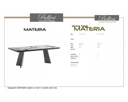 Bellini - Materia Dining Table