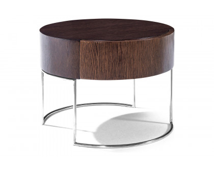 Bellini - Mint End Table in Brown Oak