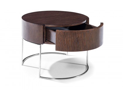 Bellini - Mint End Table in Brown Oak