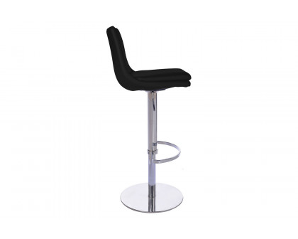 Bellini Monte Carlo Swivel Hydraulic Barstool - Black