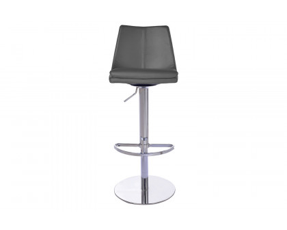 Bellini Monte Carlo Swivel Hydraulic Barstool - Dark Gray