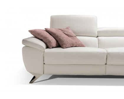 Bellini™ Natalia Sectional - White, Left Hand Facing