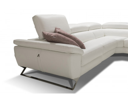 Bellini™ Natalia Sectional - White, Left Hand Facing