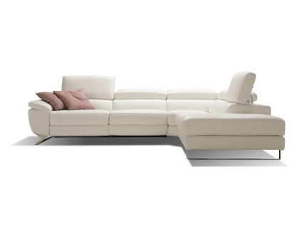 Bellini™ Natalia Sectional - White, Left Hand Facing