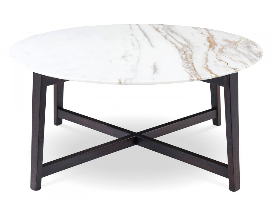 Bellini - Nina Coffee Table in White/Smoked Oak