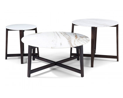 Bellini - Nina Coffee Table in White/Smoked Oak