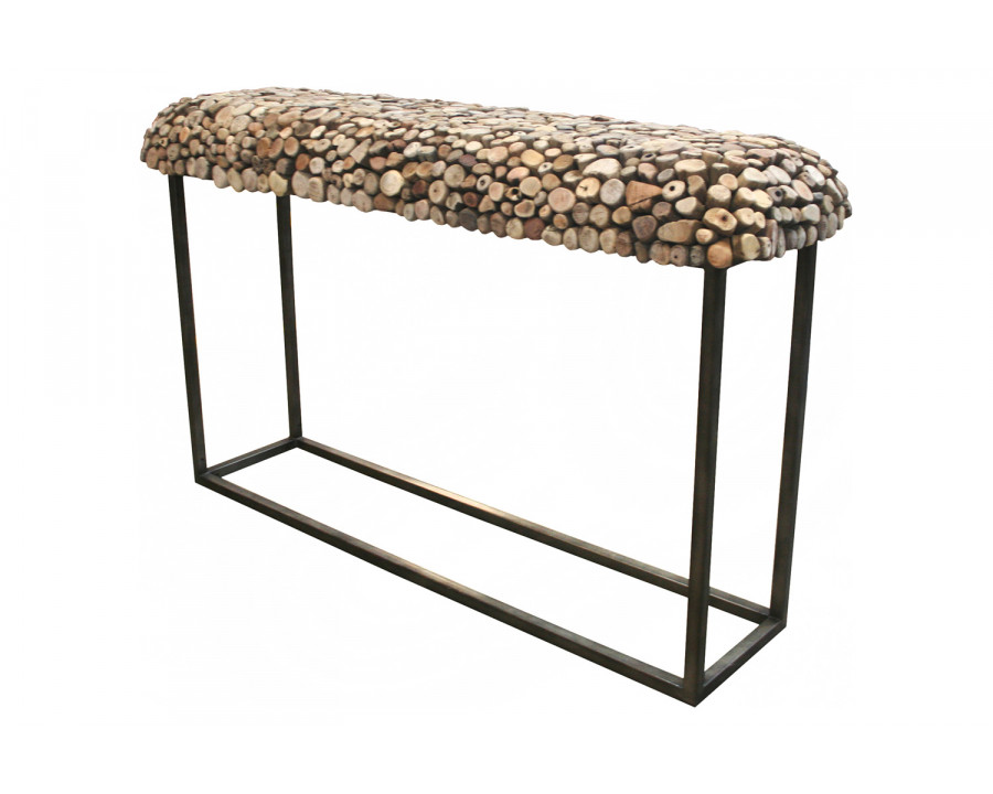 Bellini - Pebble Sofa Table in Natural Driftwood