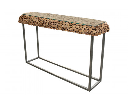 Bellini - Pebble Sofa Table in Natural Driftwood