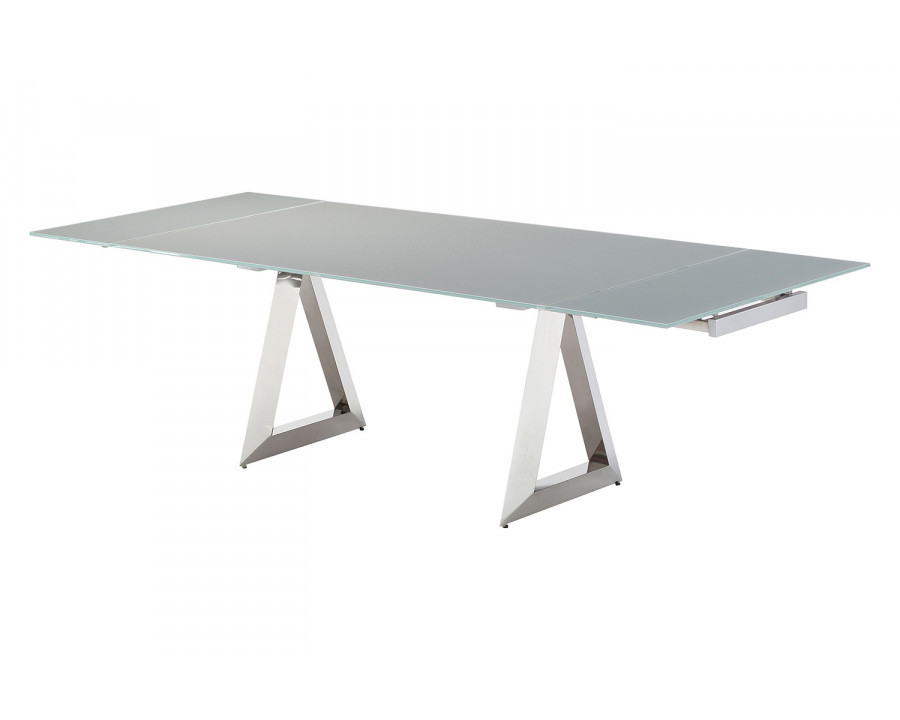 Bellini - Pesaro Dining Table Base Only in Silver