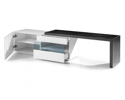 Bellini - Phantom TV Stand in White/Black