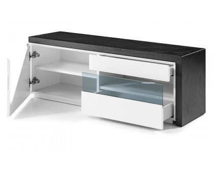 Bellini - Phantom TV Stand in White/Black